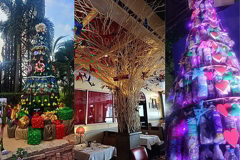 Innovative and aesthetic christmas trees around town