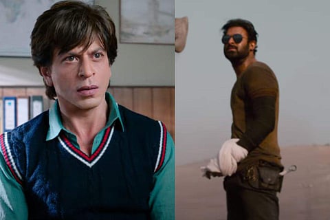 In frame: SRK in Dunki (L), Prabhas in Salaar (R)