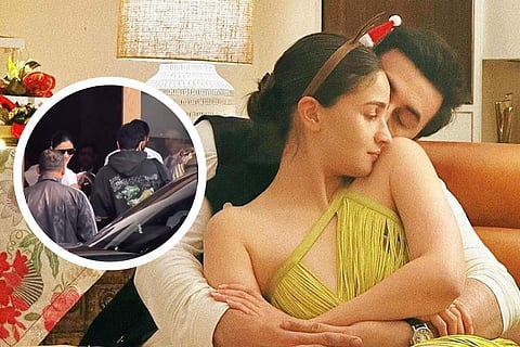 Alia, Ranbir leave for NYE 2024 with daughter Raha