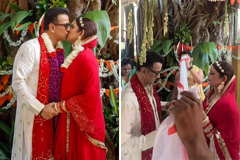 Ronit Roy renews wedding vows with wife Neelam