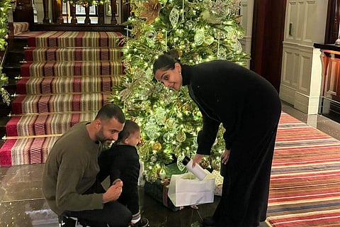 In frame: Sonam Kapoor with Anand Ahuja and Vayu