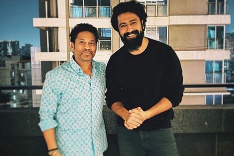 In frame: Vicky Kaushal and Sachin Tendulkar