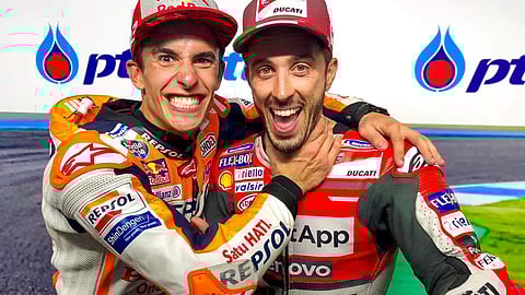 Marc Marquez and Andrea Dovizioso battled for the title for three seasons between 2017 and 2019