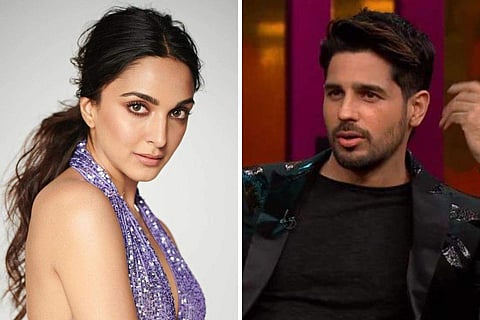 (L) Kiara Advani, (R) Sidharth Malhotra