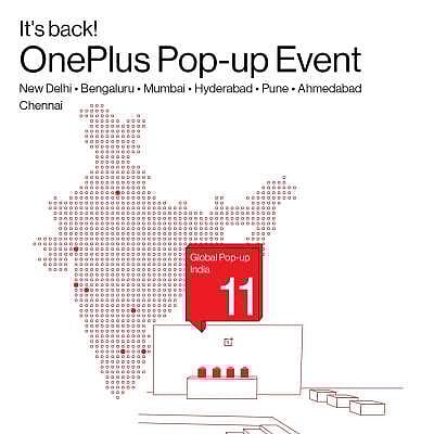 OnePlus announces pop-ups across seven cities to showcase newly launched products