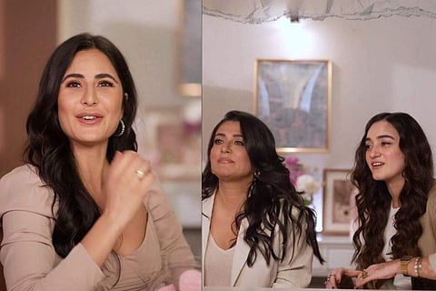 The video of the game was posted on the Instagram page of Katrina's cosmetics company, Kay Beauty