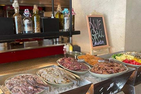 Pre-marinated meats, ready to grill