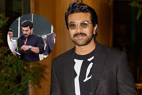 Ram Charan spotted at the airport