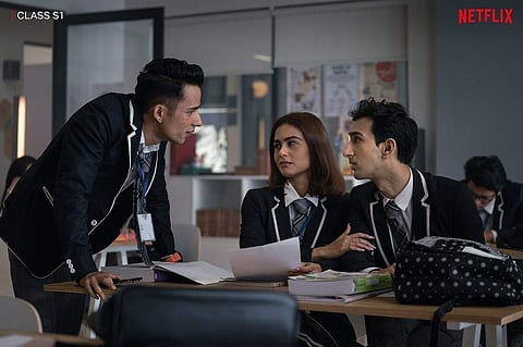 A still from the series