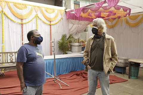Rajeev Barnwal with Sudhir Mishra