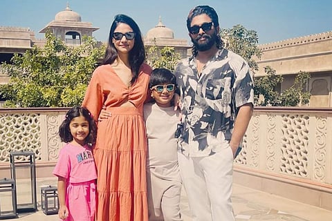 Allu Arjun's family vacation
