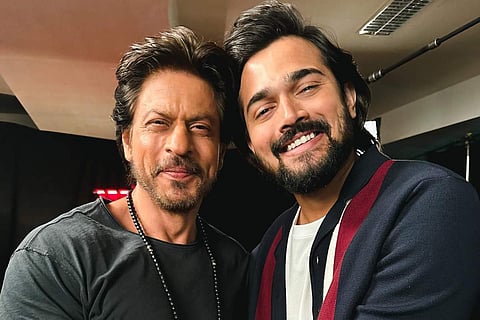 Shah Rukh Khan with Bhuvan Bam