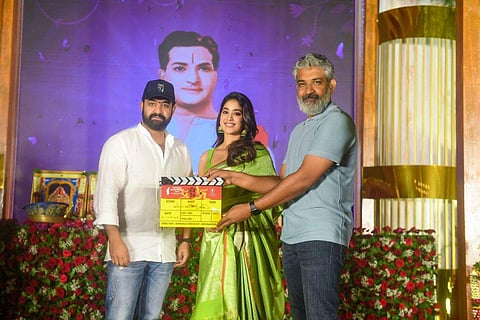 NTR30 will mark the Telugu film debut of Janhvi Kapoor