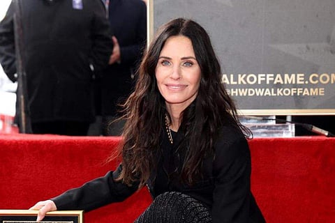 Courtney Cox at Hollywood Walk of Fame
