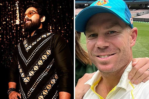 In Frame: Allu Arjun, David Warner