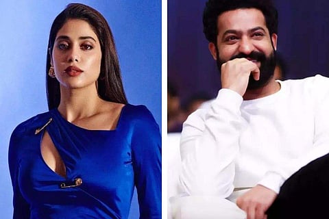 Janhvi Kapoor and Jr NTR