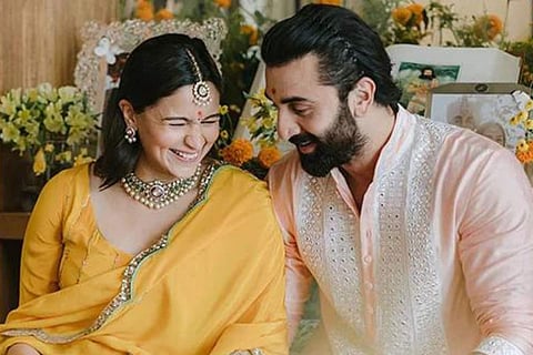 Ranbir Kapoor with Alia Bhatt