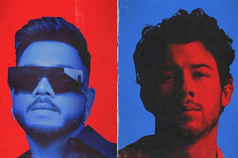 Rapper King with Nick Jonas