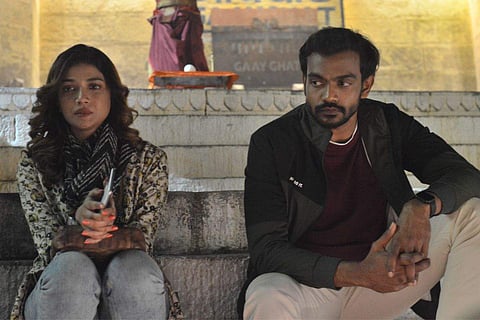 Sauraseni & Debasish in a still from the film