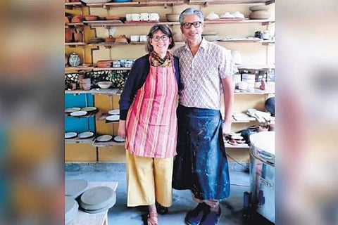 Elodie Alexandre and Reyaz Badaruddin