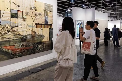 The biggest edition of Art Basel Hong Kong since 2019.(Photo | Art Basel via AP)