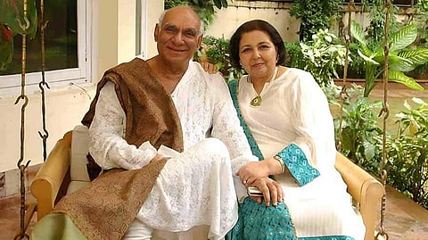 (L-R) Yash Chopra, Pamela Chopra