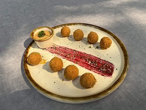 Appetizers at bistro