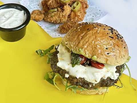 Basil Pesto Chicken Burger