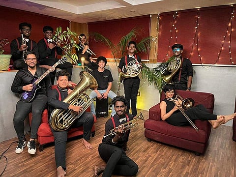 In frame: Sunshine Ensemble