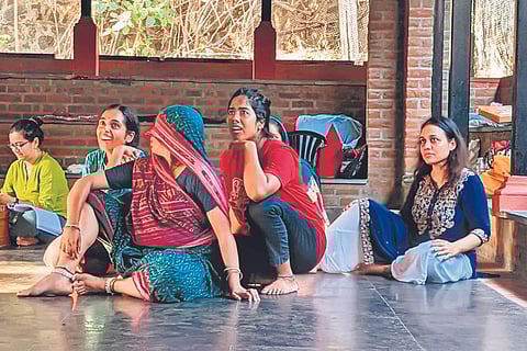 A scene from the story of Lalita