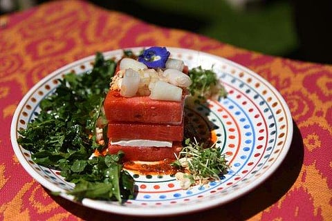 Spiced Watermelon Salad