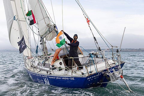 Abhilash Tomy is jubilant after completing Golden Globe Race with a second place finish
