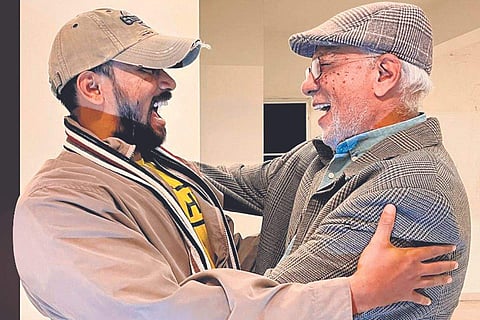 Sudhir Ahuja and Ranjith Dharmalingam in My Buddy My Nanba