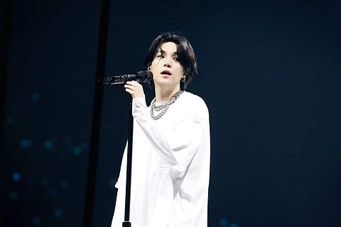 Suga is also part of the rap line, the team in charge of composing songs for the group