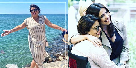 Madhu Chopra with Priyanka