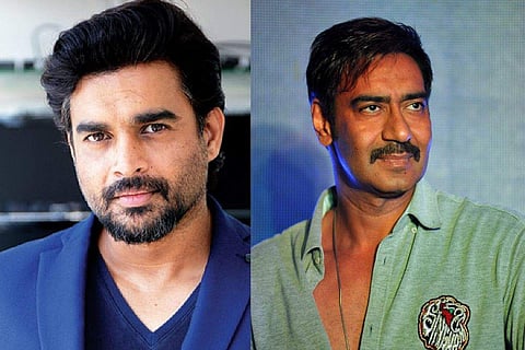 R Madhavan (L) and Ajay Devgn