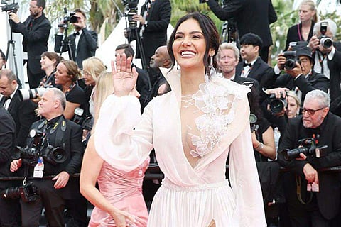 Esha Gupta at Cannes 2023 red carpet