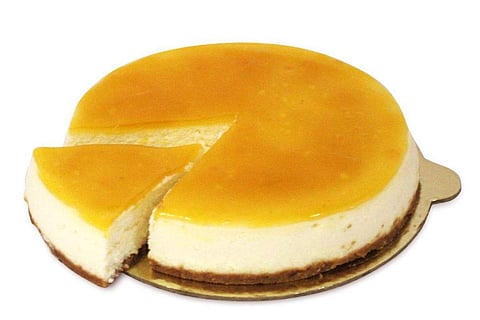 Mango cheesecake