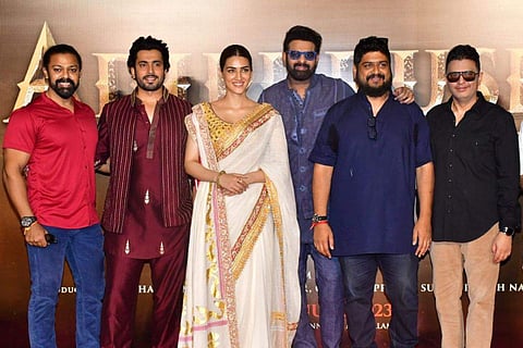 Team Adipurush at trailer launch event