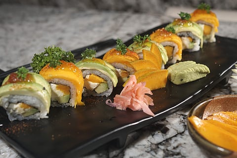 Mango Sushi at Aajisai