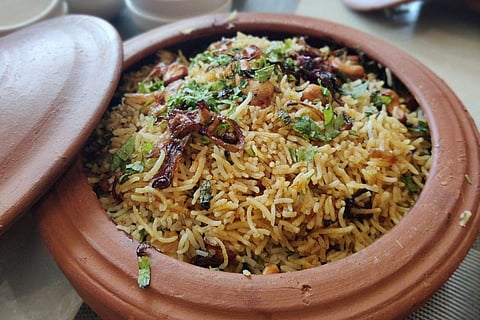 In frame: Chicken Biryani
