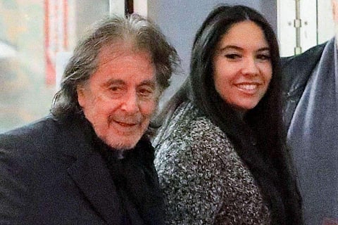 AL Pacino and Noor Alfallah