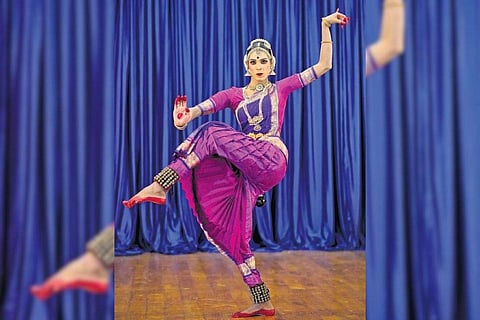 Sanjana in full dance mode