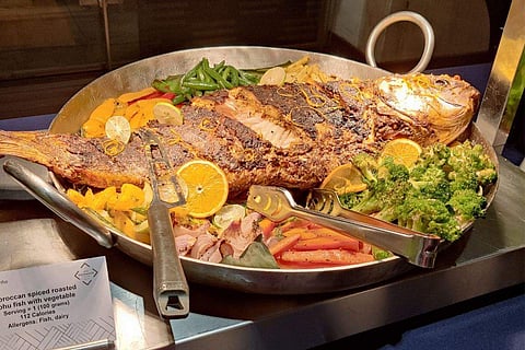 Moroccan Spiced Rohu Fish