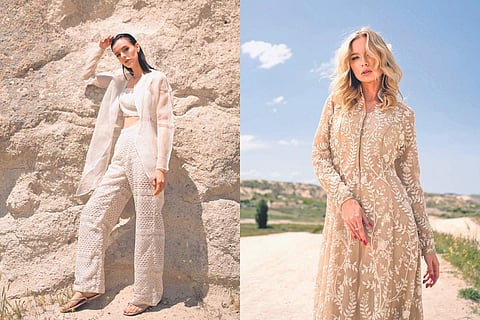 The flowy silhouettes of Firtana present a sense of ease and style in beautiful unison.