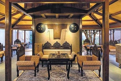 The lounge at 'The Chavni'.