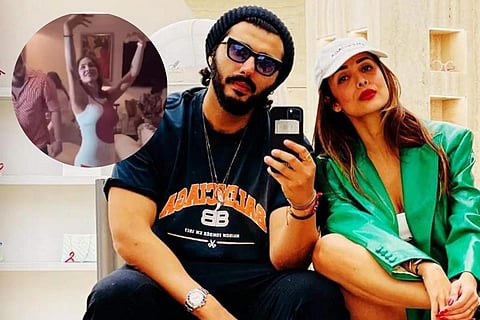 Malaika dances at Arjun's birthday bash