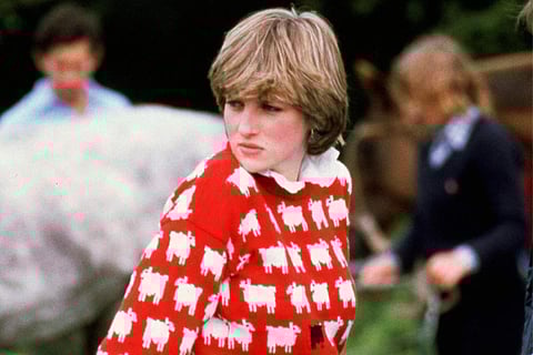 Princess Diana's iconic red sweater
