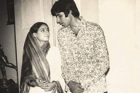 Amitabh adoring Jaya Bachchan