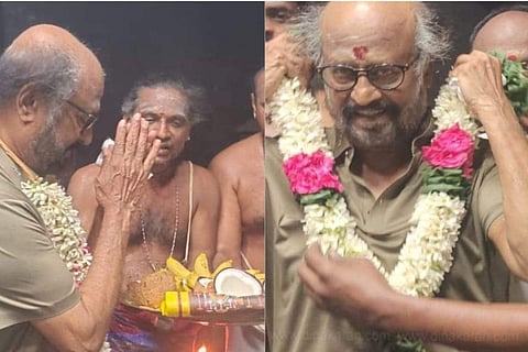 Rajinikanth at Annamalaiyar temple
